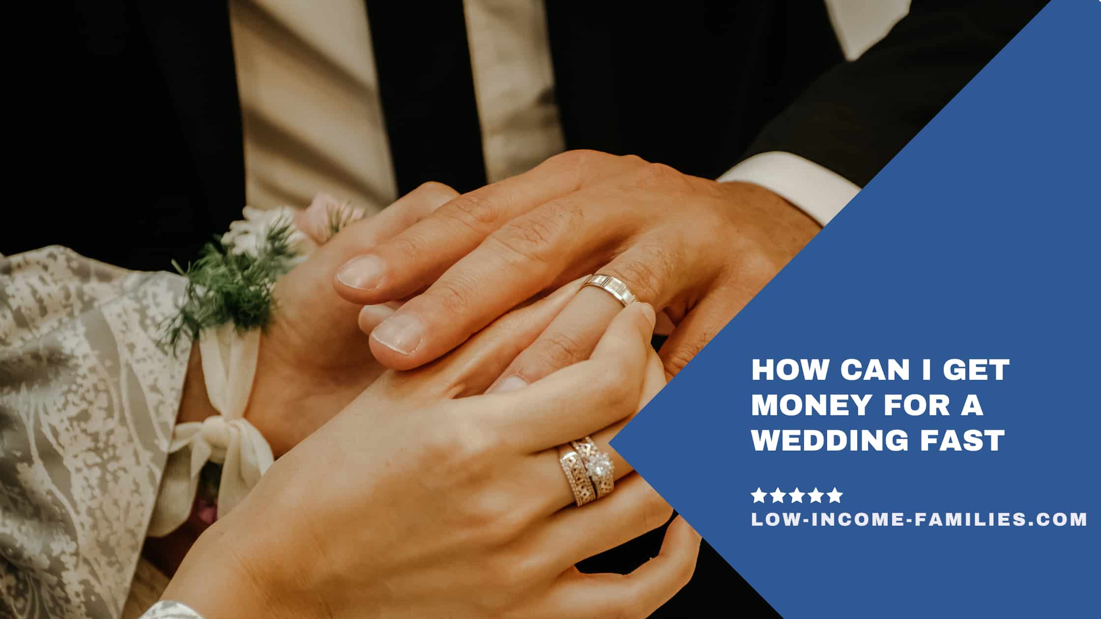 How Can I Get Money for a Wedding Fast?
