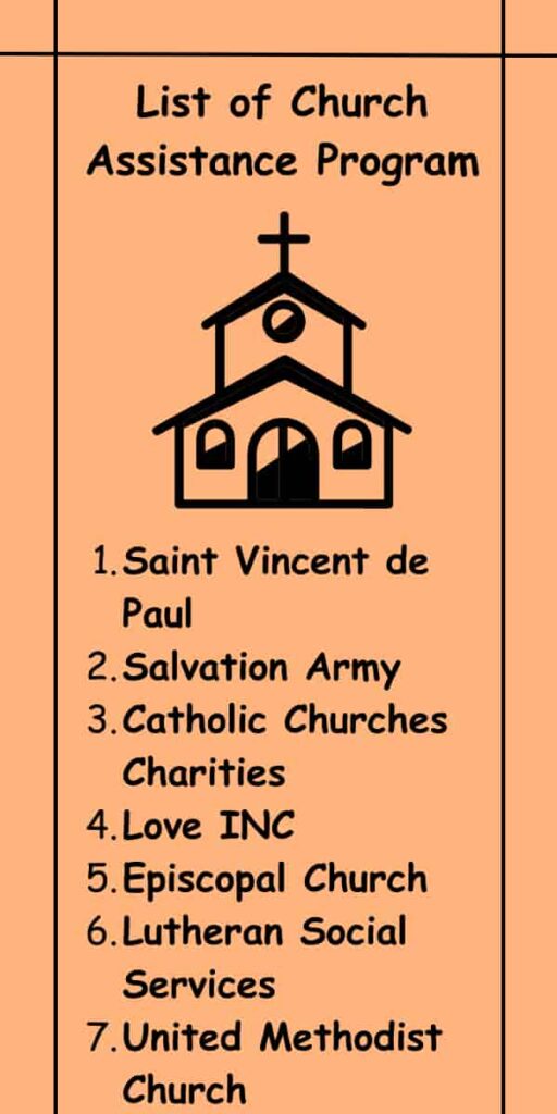 List of Church Assistance Program