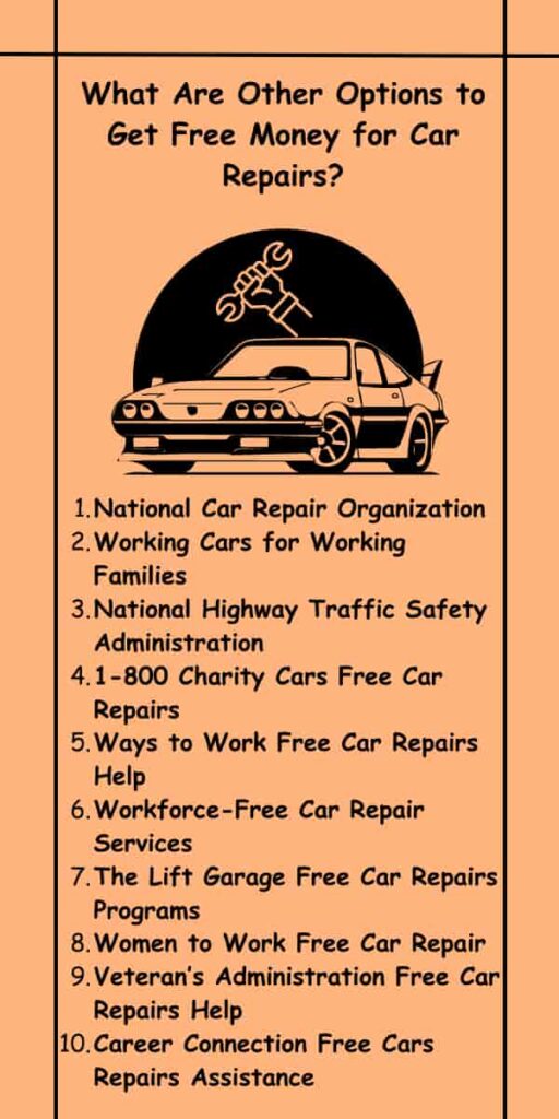 What Are Other Options to Get Free Money for Car Repairs?