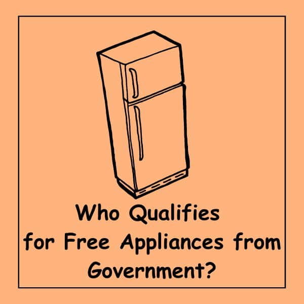 Who Qualifies for Free Appliances from Government?