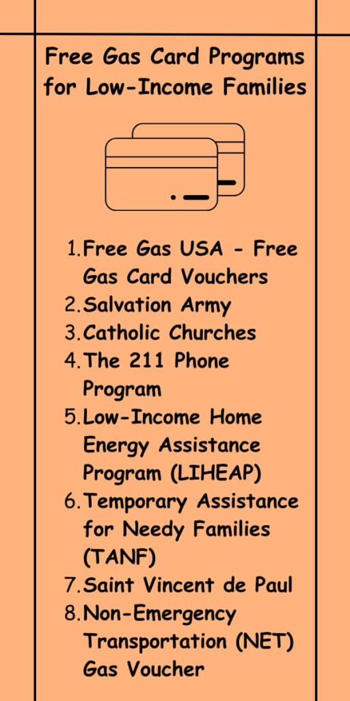 Free Gas Card Programs for Low-Income Families