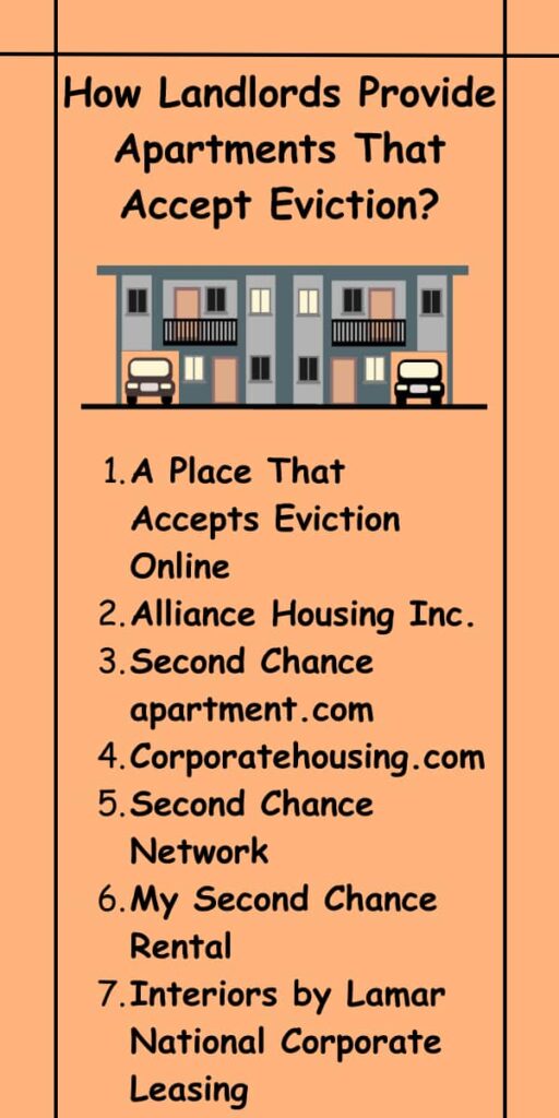 How Landlords Provide Apartments That Accept Eviction?