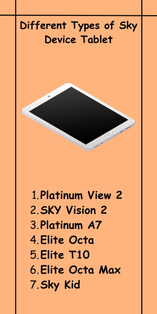 Different Types of Sky Device Tablet
