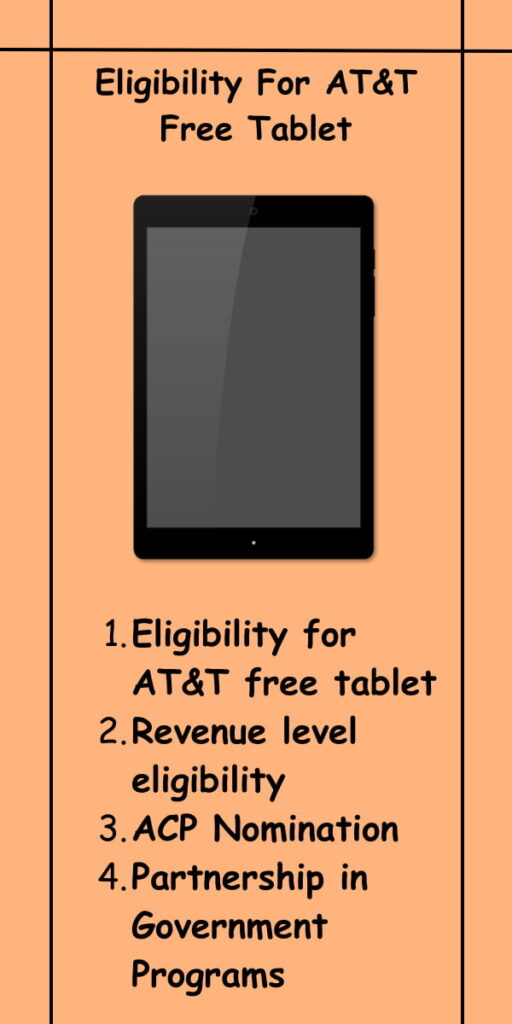 Eligibility For AT&T Free Tablet