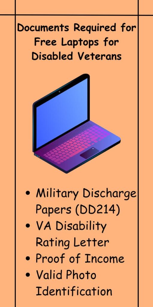 Documents Required for Free Laptops for Disabled Veterans