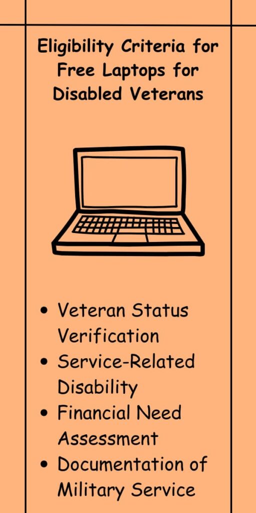 Eligibility Criteria for Free Laptops for Disabled Veterans