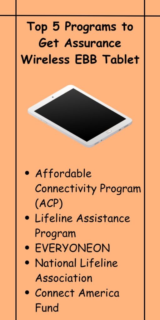 Top 5 Programs to Get Assurance Wireless EBB Tablet