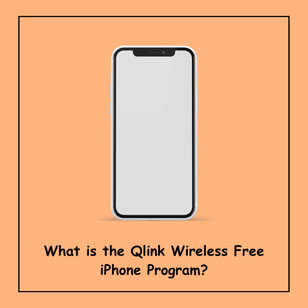 What is the Qlink Wireless Free iPhone Program?