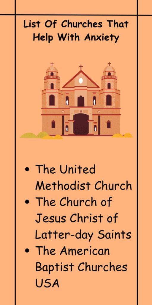 List Of Churches That Help With Anxiety