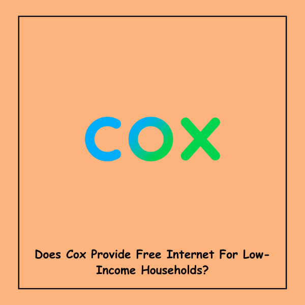 Does Cox Provide Free Internet For Low-Income Households?