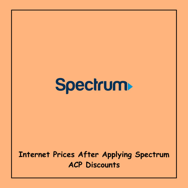 Internet Prices After Applying Spectrum ACP Discounts