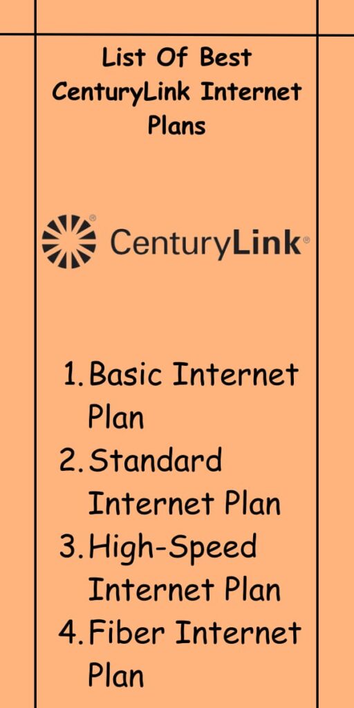 List Of Best CenturyLink Internet Plans